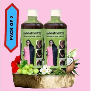 Globi Adivasi Neelgiri Herbal Hair Oil | Pack of 2